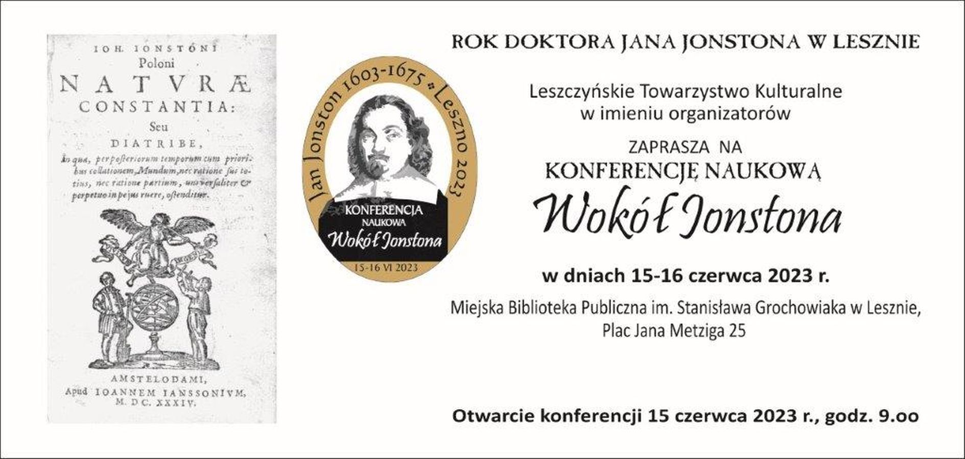 1 zaproszenie konferencja nauk Wokol Jonstona