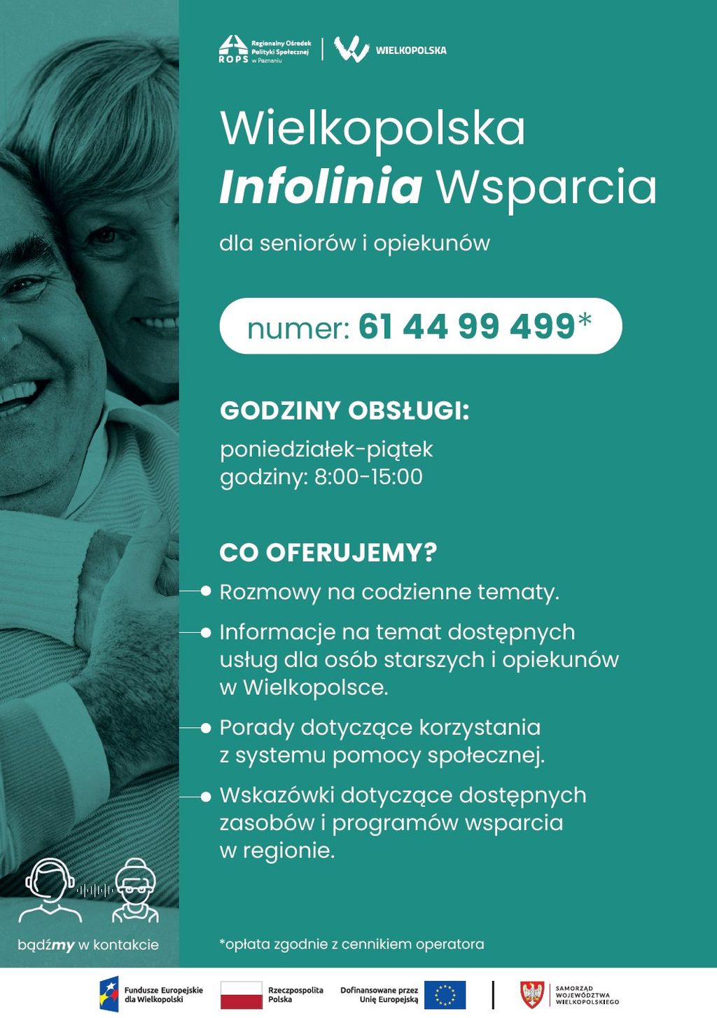 plakat wsparcie senioralne